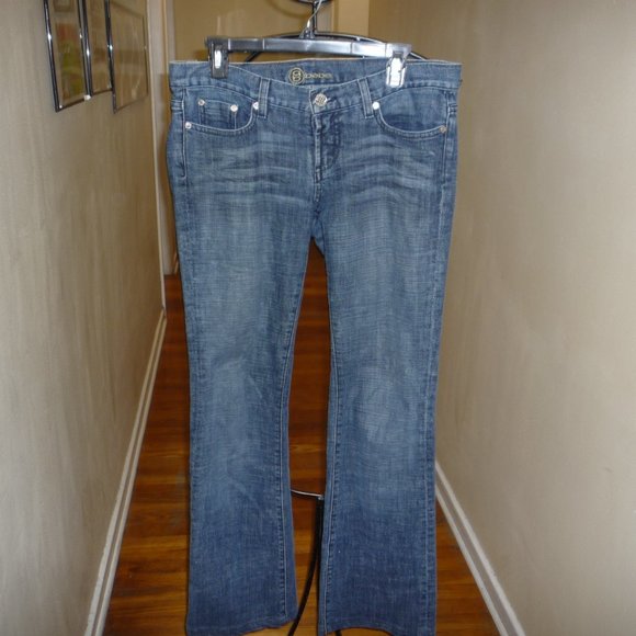 bebe Other - BEBE WOMEN JEANS SZ W 32 MADE IN USA FLAIR NW STRETCH